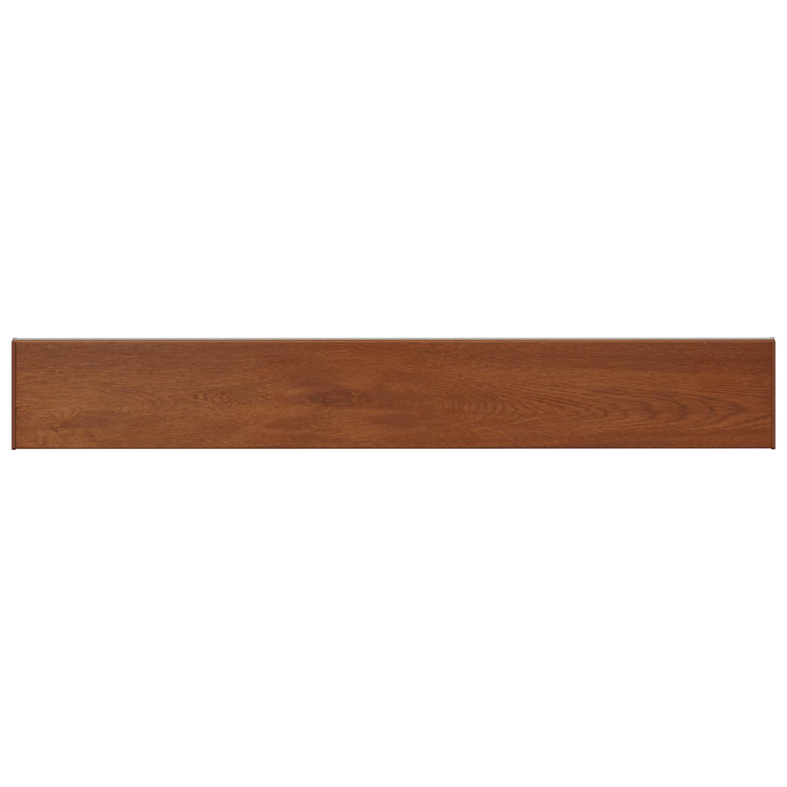 vidaXL Σαβανωτό Παραθύρου Καφέ ξύλο 140 x 20 x 4,5 εκ PVC - Image 2