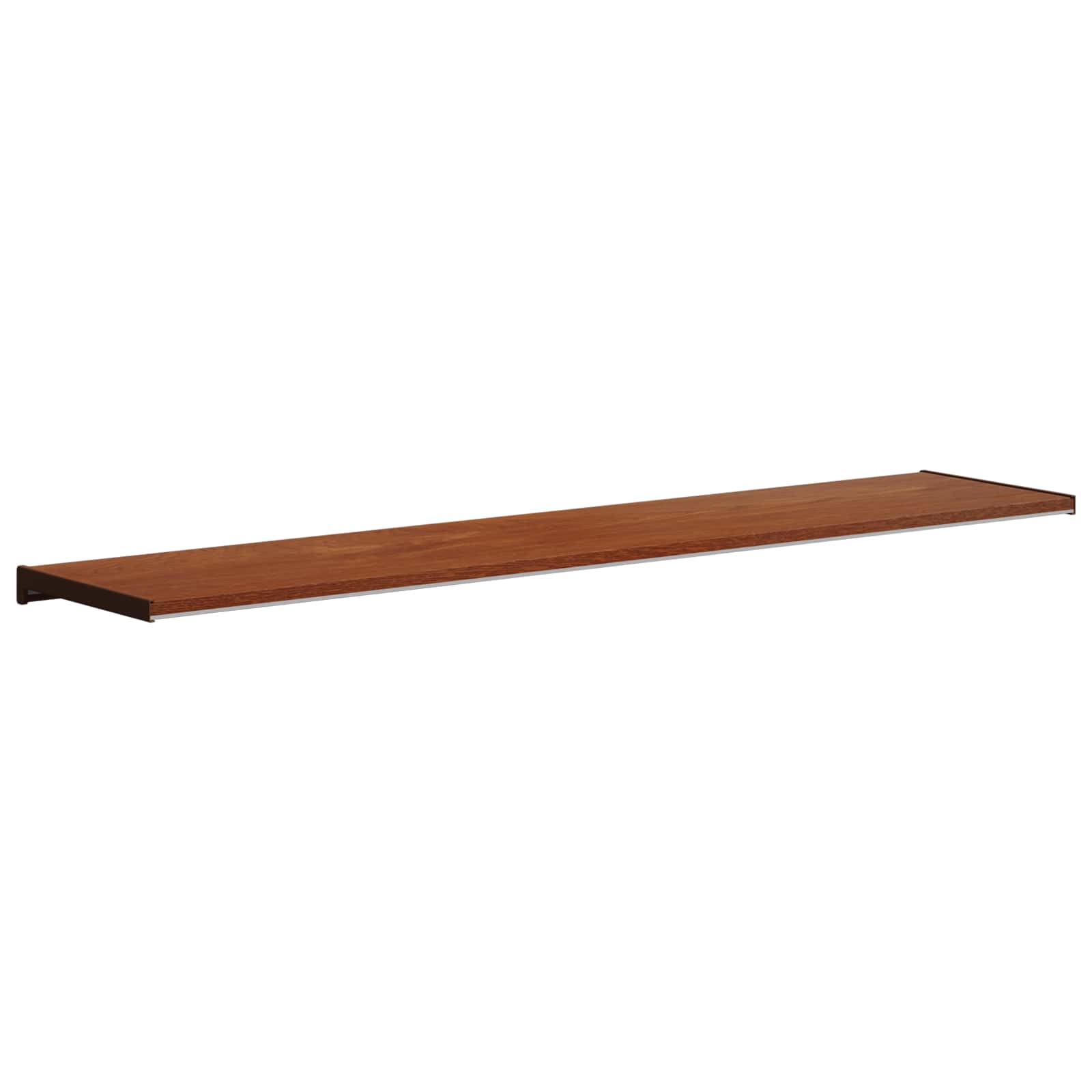 vidaXL Σαβανωτό Παραθύρου Καφέ ξύλο 140 x 30 x 4,5 εκ PVC - Image 7