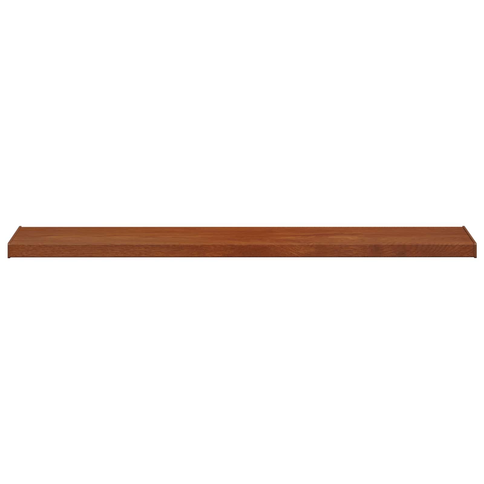 vidaXL Σαβανωτό Παραθύρου Καφέ ξύλο 140 x 30 x 4,5 εκ PVC - Image 5
