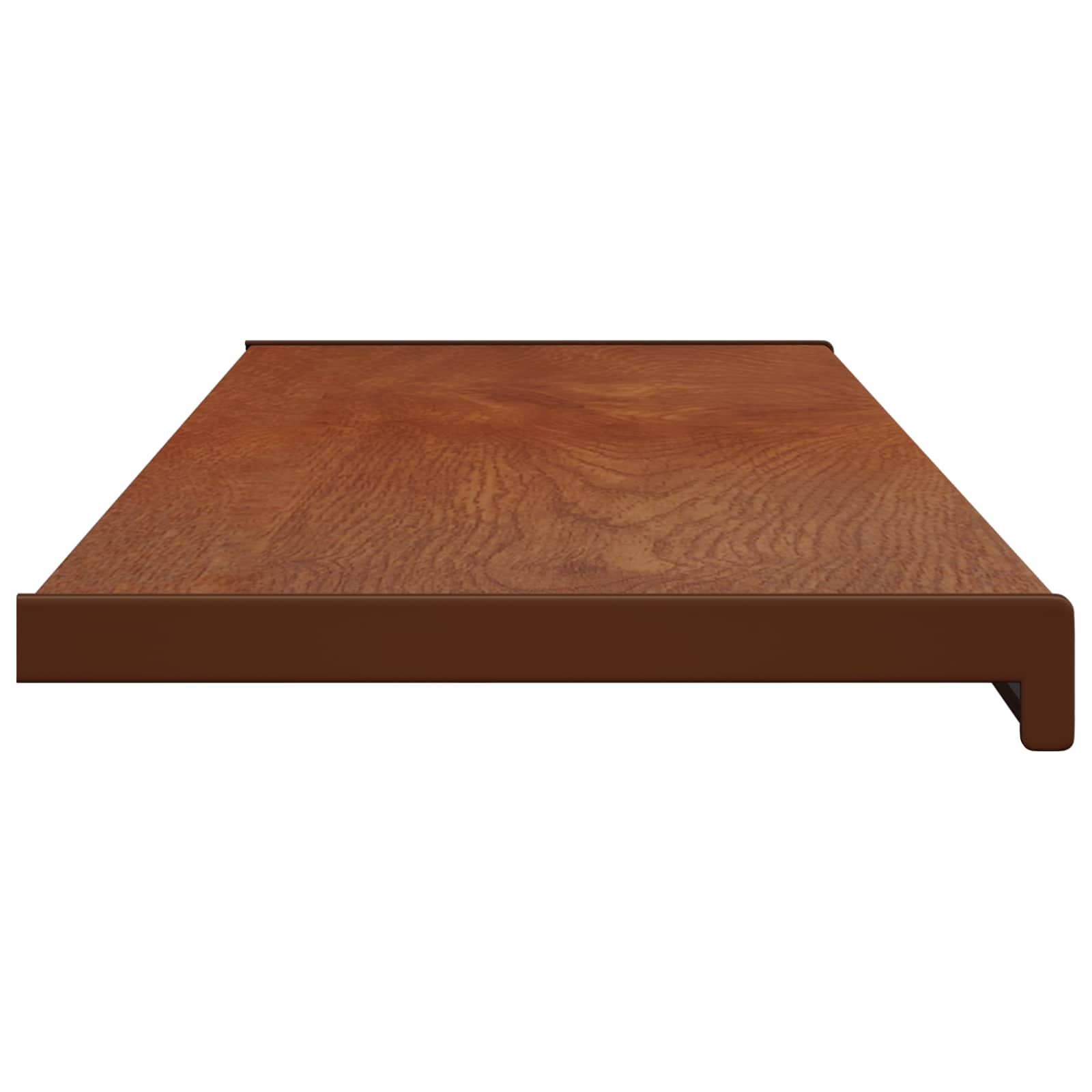 vidaXL Σαβανωτό Παραθύρου Καφέ ξύλο 140 x 30 x 4,5 εκ PVC - Image 6