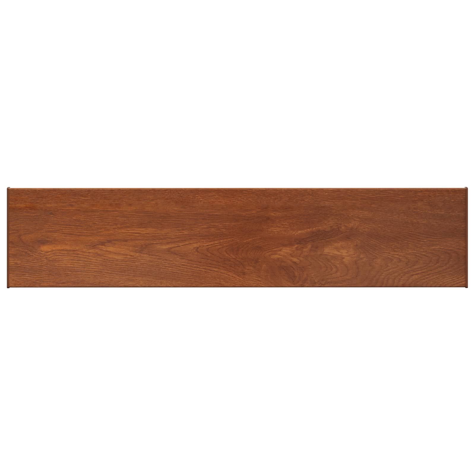 vidaXL Σαβανωτό Παραθύρου Καφέ ξύλο 140 x 30 x 4,5 εκ PVC - Image 2