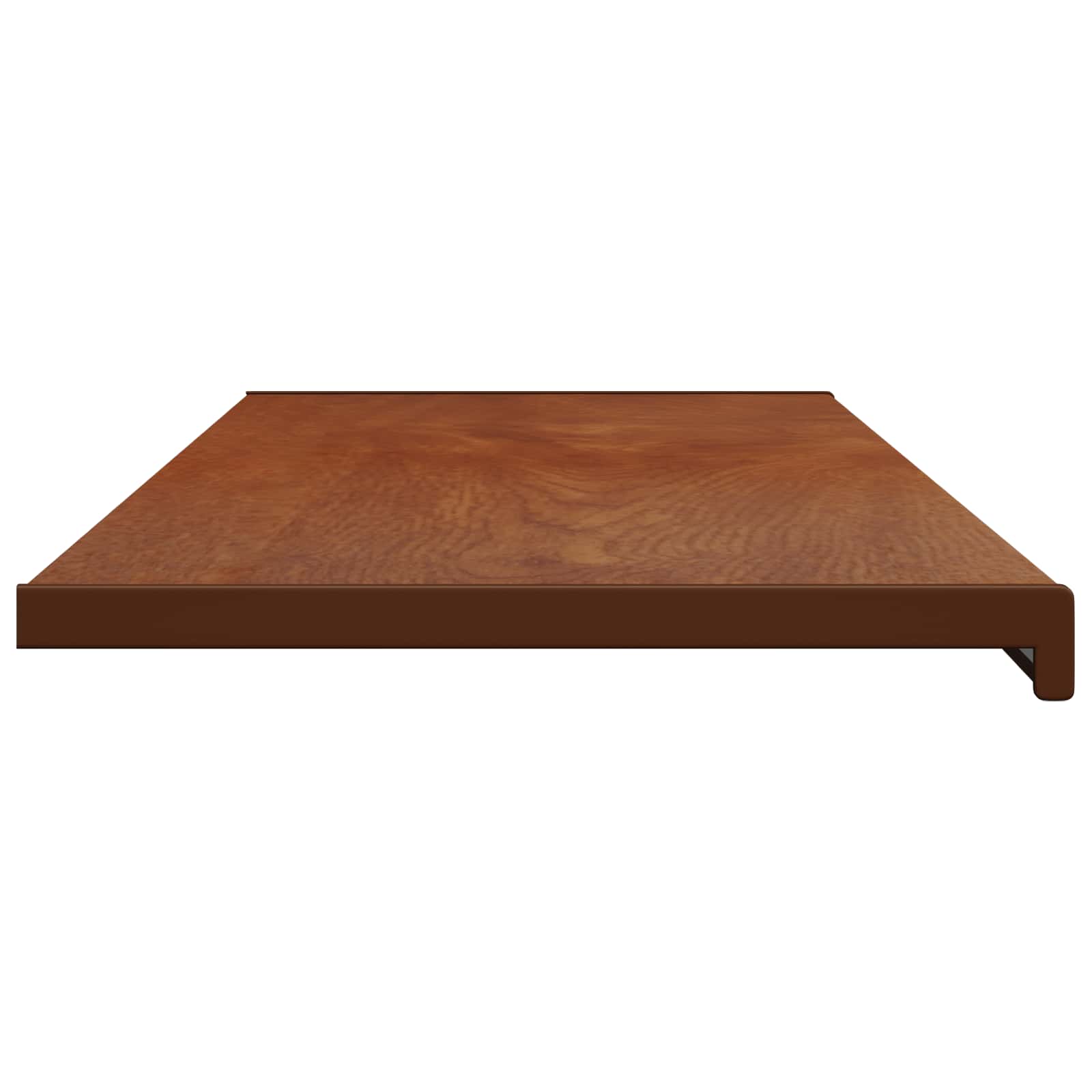 vidaXL Σαβανωτό Παραθύρου Καφέ ξύλο 140 x 45 x 4,5 εκ PVC - Image 6