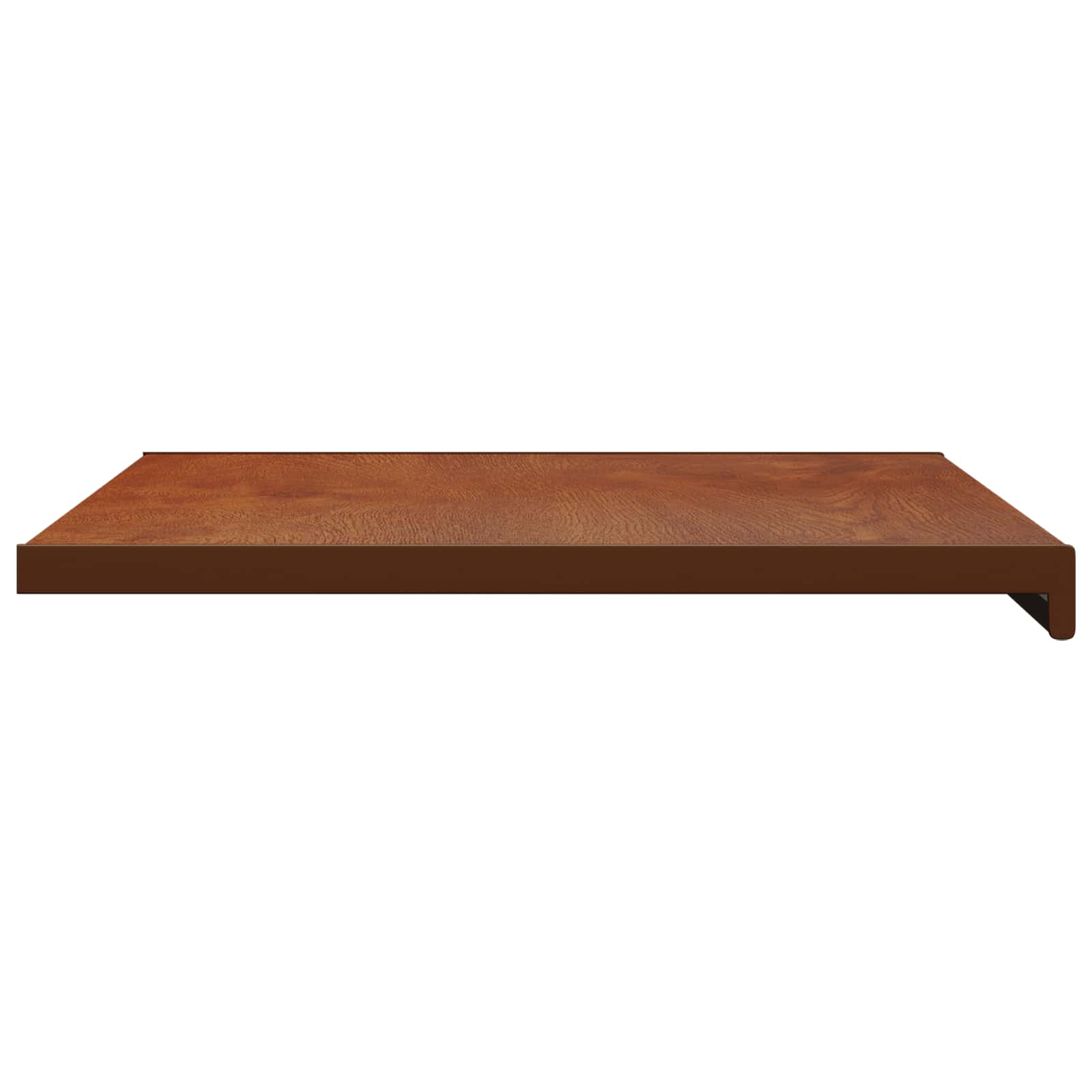 vidaXL Σαβανωτό Παραθύρου Καφέ ξύλο 80 x 50 x 4,5 εκ PVC - Image 6