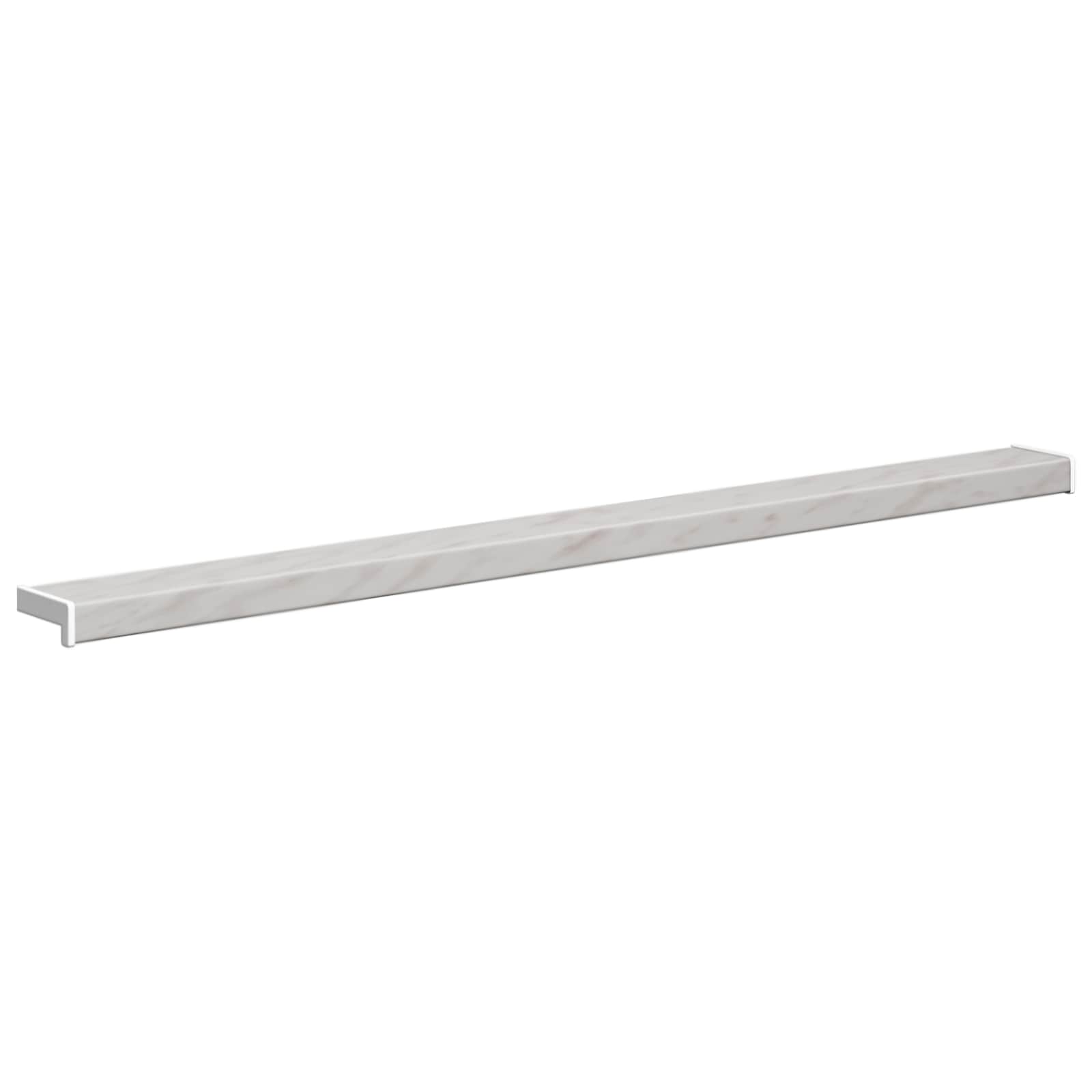 vidaXL Σαβανωτό Παραθύρου Υφή Μάρμαρου 160 x 15 x 4,5 εκ PVC - Image 3