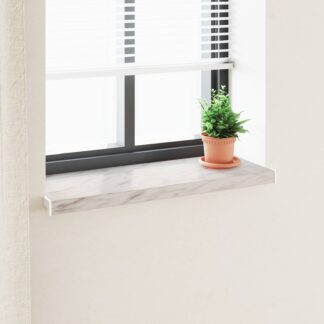 vidaXL Σαβανωτό Παραθύρου Υφή Μάρμαρου 100 x 35 x 4,5 εκ PVC