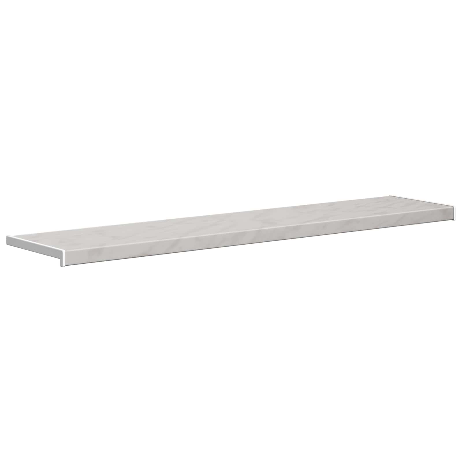 vidaXL Σαβανωτό Παραθύρου Υφή Μάρμαρου 160 x 35 x 4,5 εκ PVC - Image 3