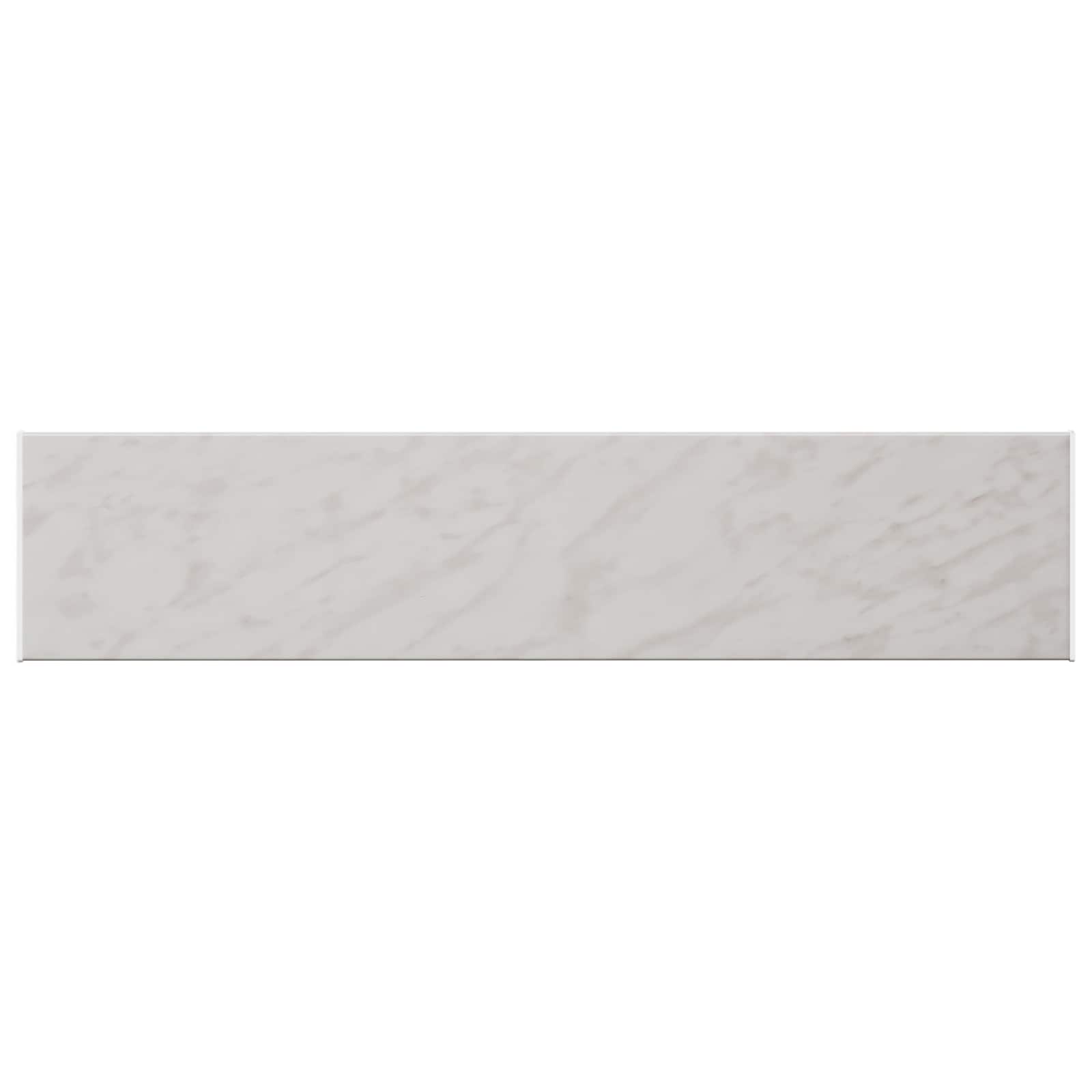 vidaXL Σαβανωτό Παραθύρου Υφή Μάρμαρου 160 x 35 x 4,5 εκ PVC - Image 2