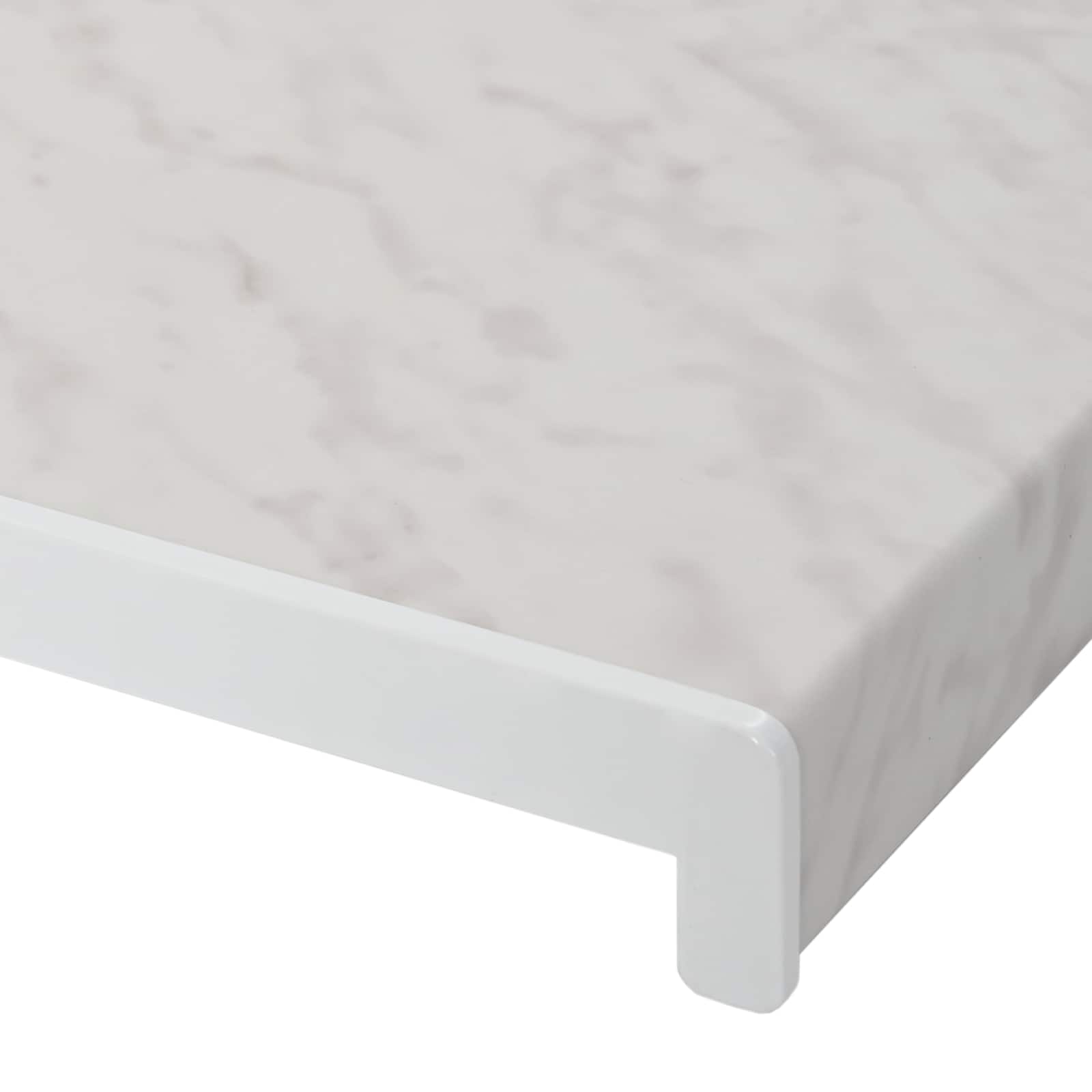 vidaXL Σαβανωτό Παραθύρου Υφή Μάρμαρου 80 x 45 x 4,5 εκ PVC - Image 9