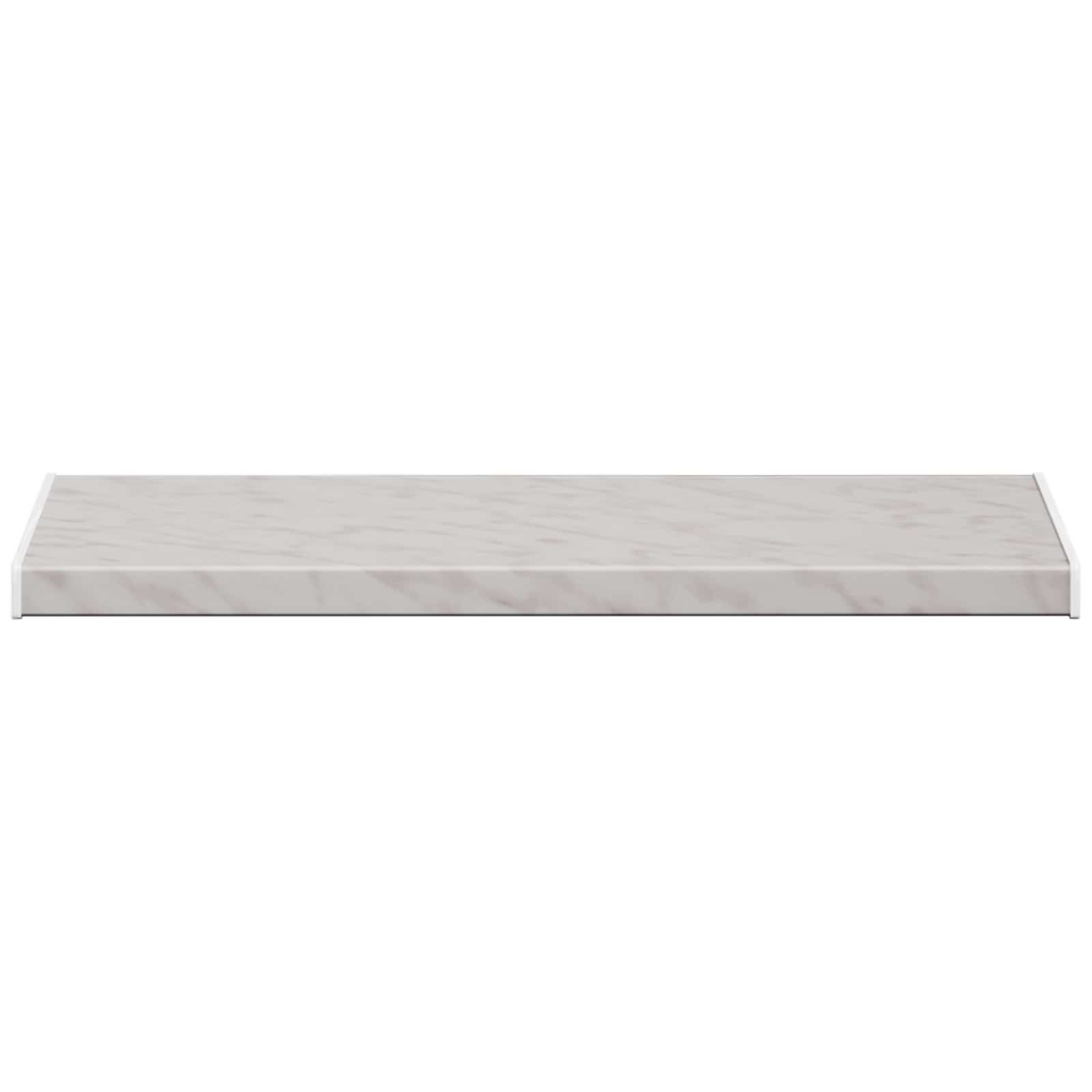 vidaXL Σαβανωτό Παραθύρου Υφή Μάρμαρου 80 x 45 x 4,5 εκ PVC - Image 5