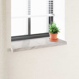 vidaXL Σαβανωτό Παραθύρου Υφή Μάρμαρου 100 x 45 x 4,5 εκ PVC