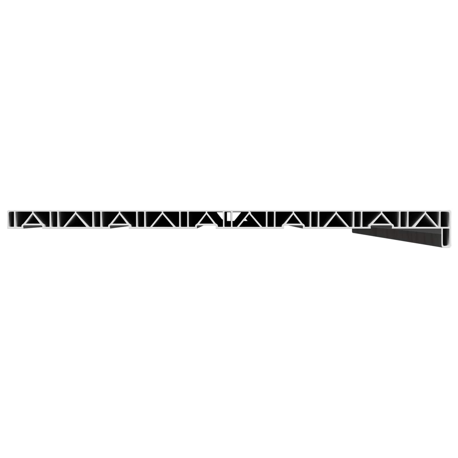 vidaXL Σαβανωτό Παραθύρου Υφή Μάρμαρου 160 x 50 x 4,5 εκ PVC - Image 4