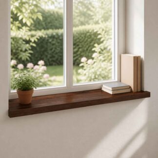 vidaXL Παράθυρα 2 τμχ. Σκούρο Καφέ 70 x 40 x 2 cm Στερεό ξύλο οξιάς