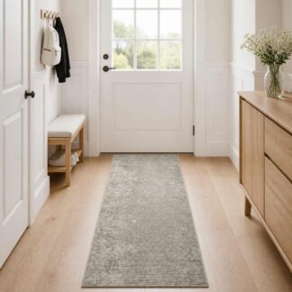 vidaXL Χαλί Μπεζ 100 x 250 cm 100% Πολυεστέρας 3 mm Πλένεται