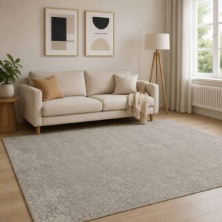 vidaXL Χαλί Μπεζ 120 x 180 cm 100% Πολυεστέρας 3 mm Πλένεται