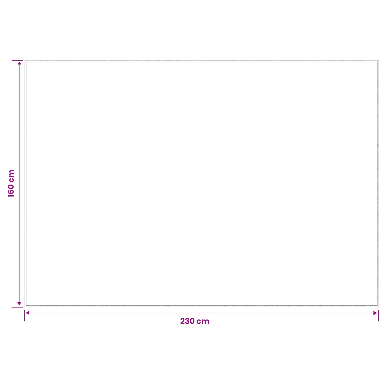 vidaXL Χαλί Γκρι 160 x 230 cm 100% Πολυεστέρας 3 mm Πλένεται - Image 6
