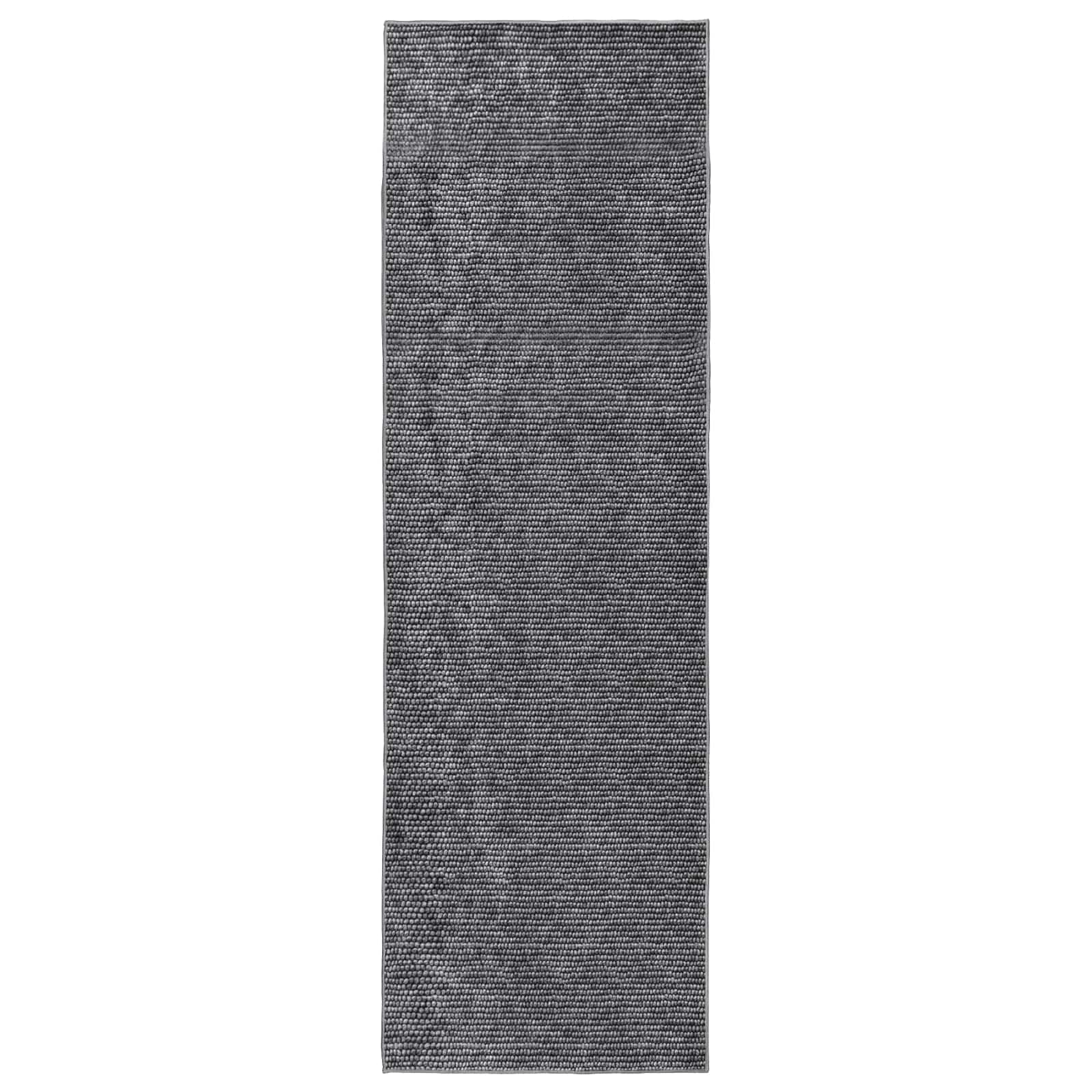 vidaXL Χαλί Ανθρακί 50 x 250 cm 100% Πολυεστέρας 3 mm Πλένεται - Image 2