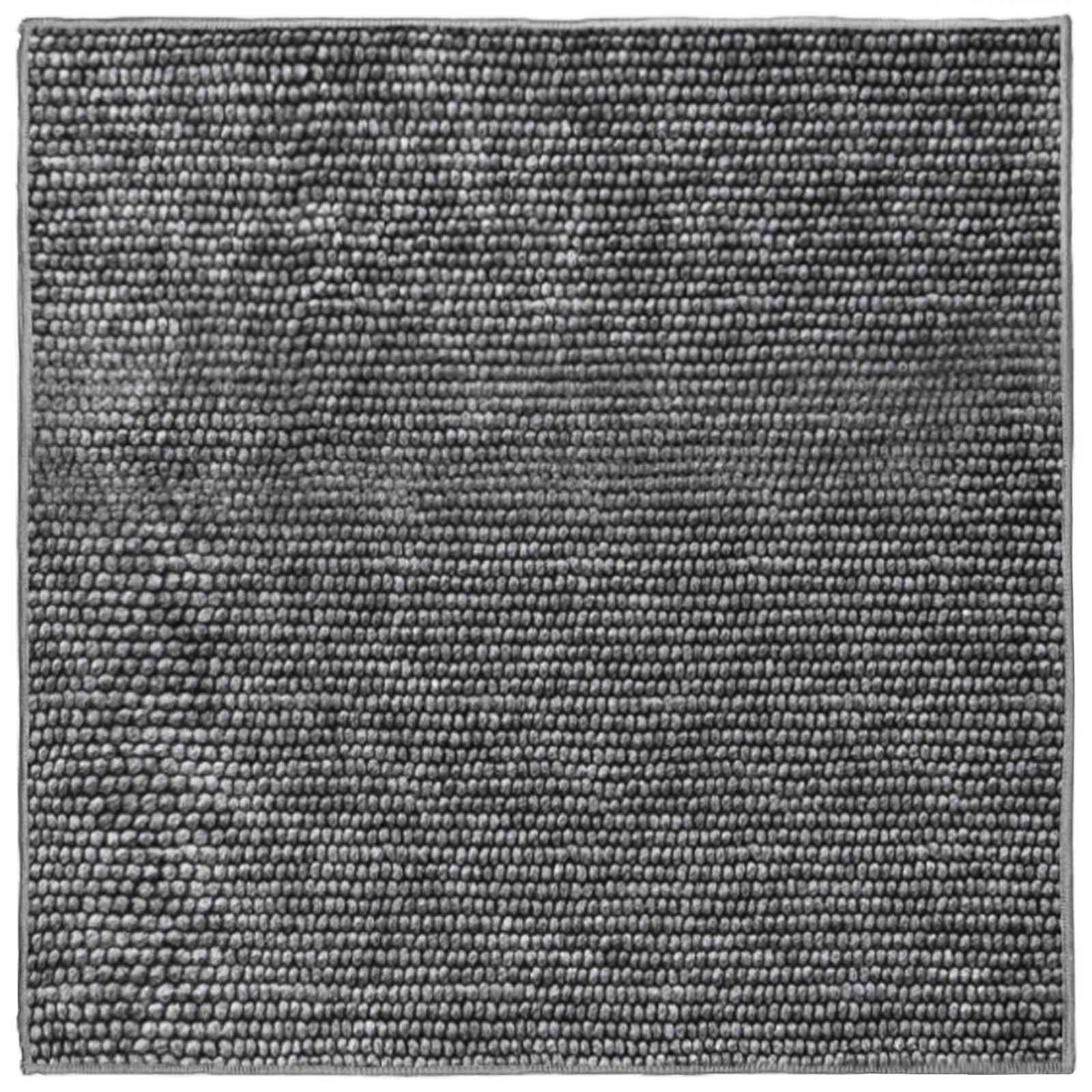 vidaXL Χαλί Ανθρακί 100 x 100 cm 100% Πολυεστέρας 3 mm Πλένεται - Image 2