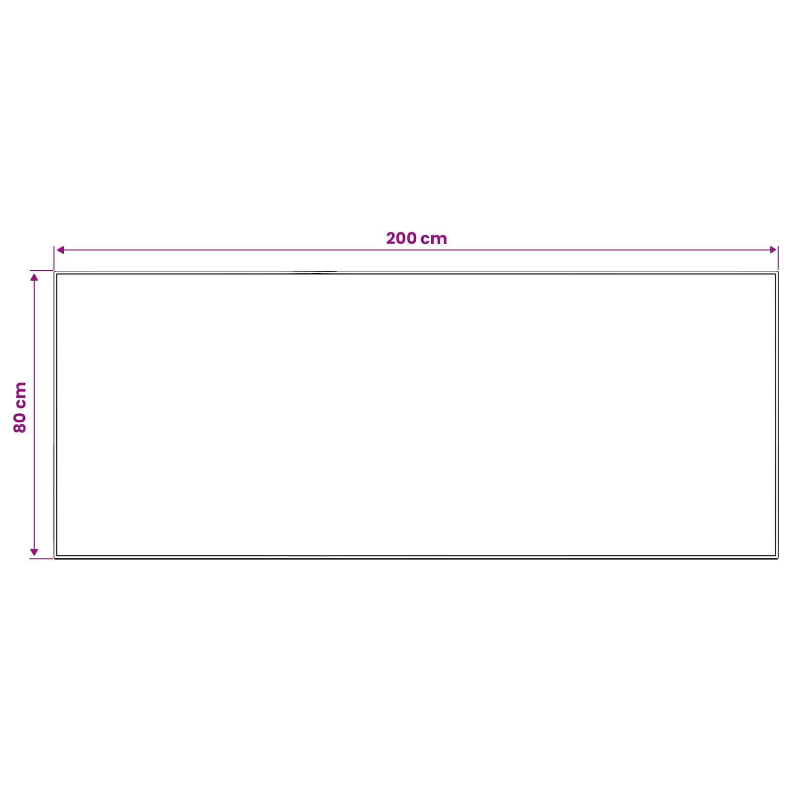 vidaXL Χαλί ORIZ Καφέ 80 x 200 cm 100% Πολυεστέρας - Image 4