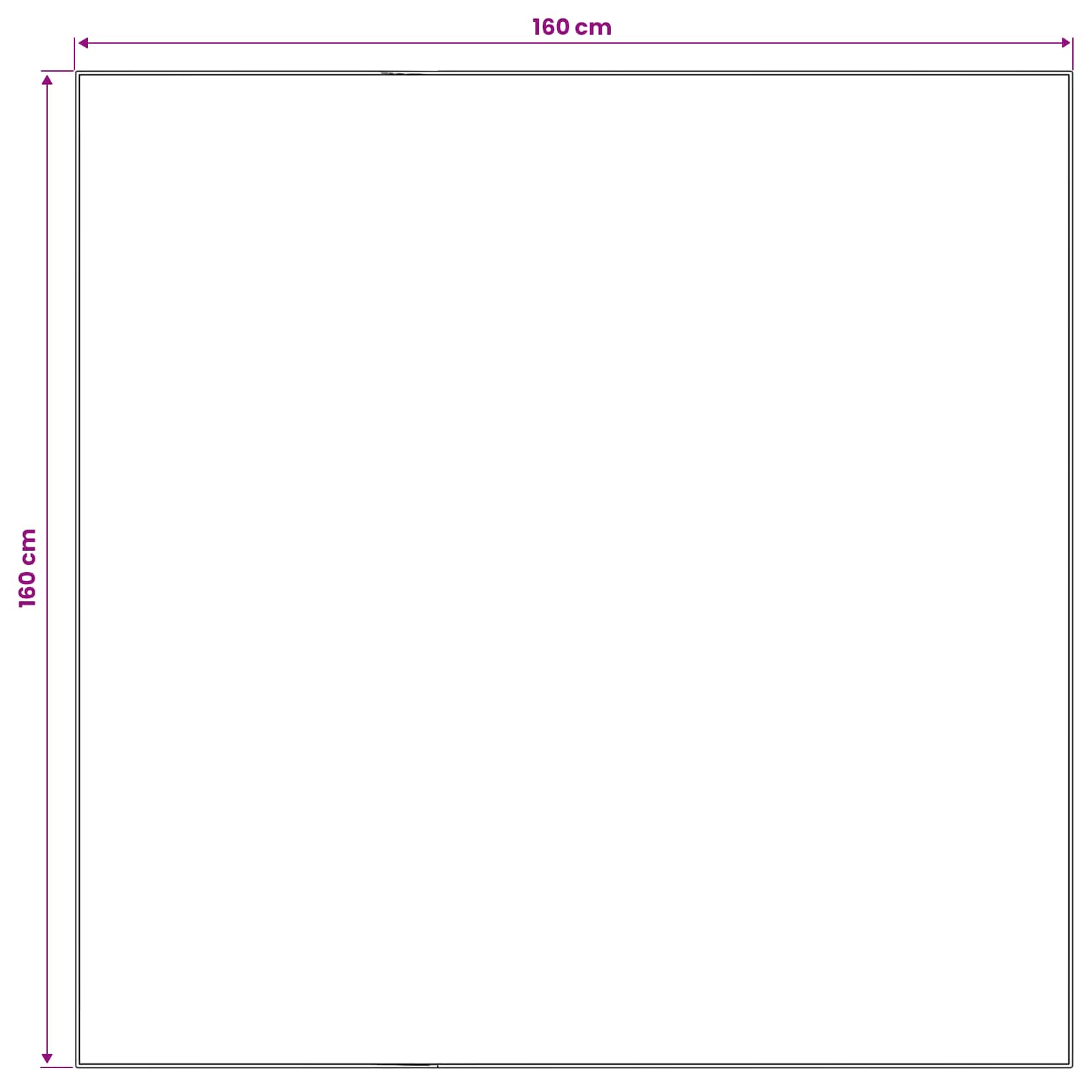 vidaXL Χαλί ORIZ Καφέ 160 x 160 cm 100% Πολυεστέρας - Image 4