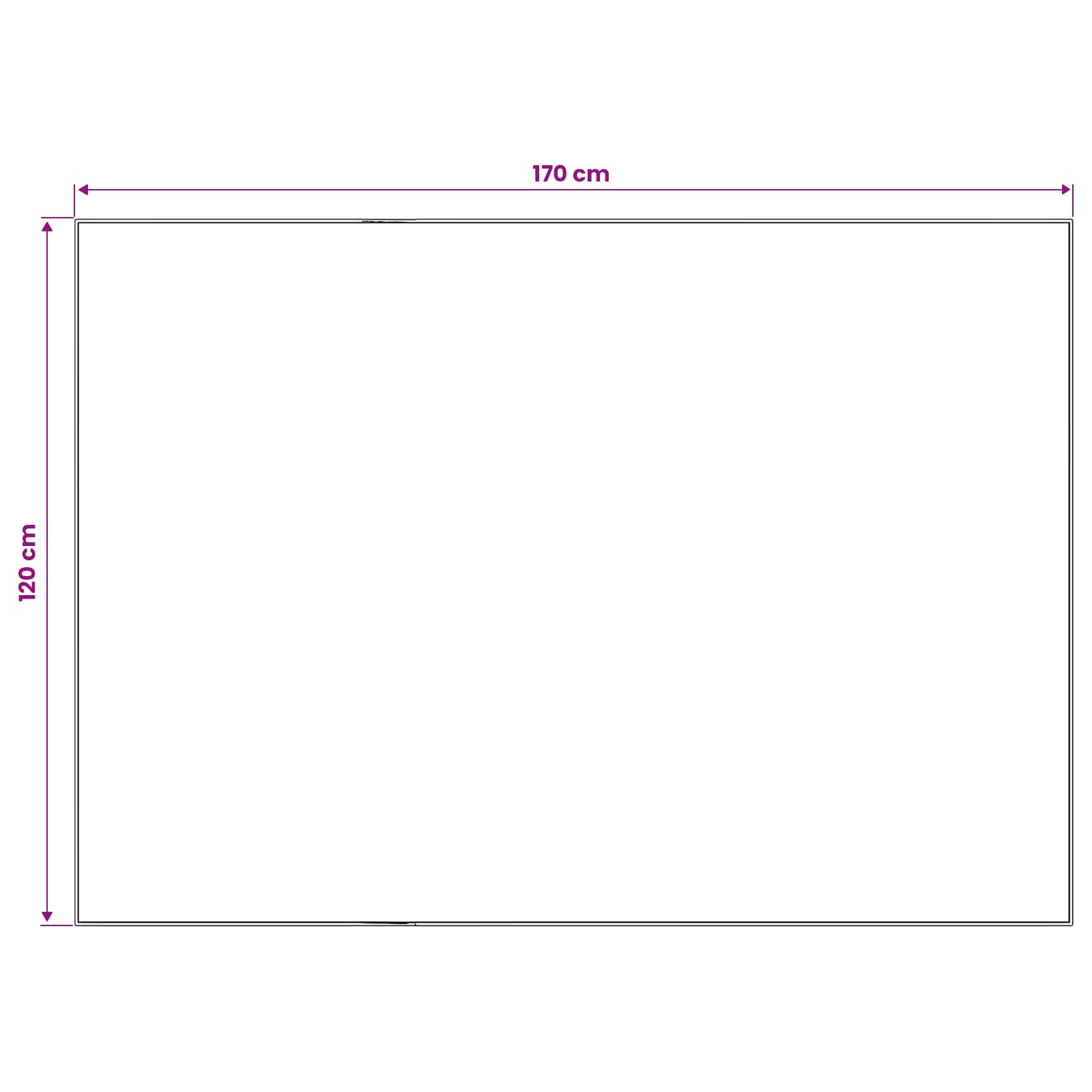 vidaXL Χαλί ORIZ Κόκκινο 120 x 170 cm 100% Πολυεστέρας - Image 4