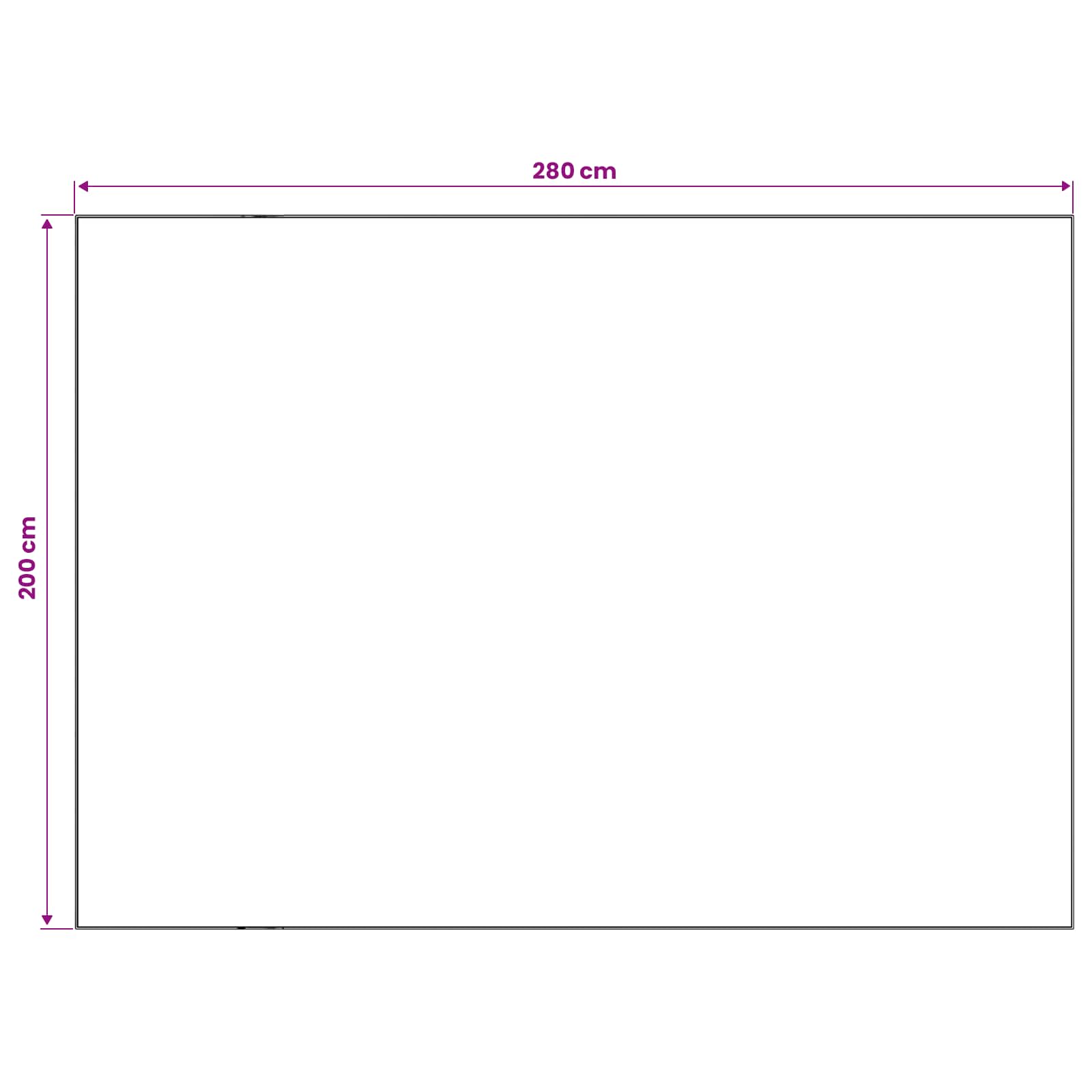 vidaXL Χαλί ORIZ Κόκκινο 200 x 280 cm 100% Πολυεστέρας - Image 4