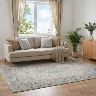 vidaXL Χαλί ORIZ Κρεμ 200 x 280 cm 100% Πολυεστέρας