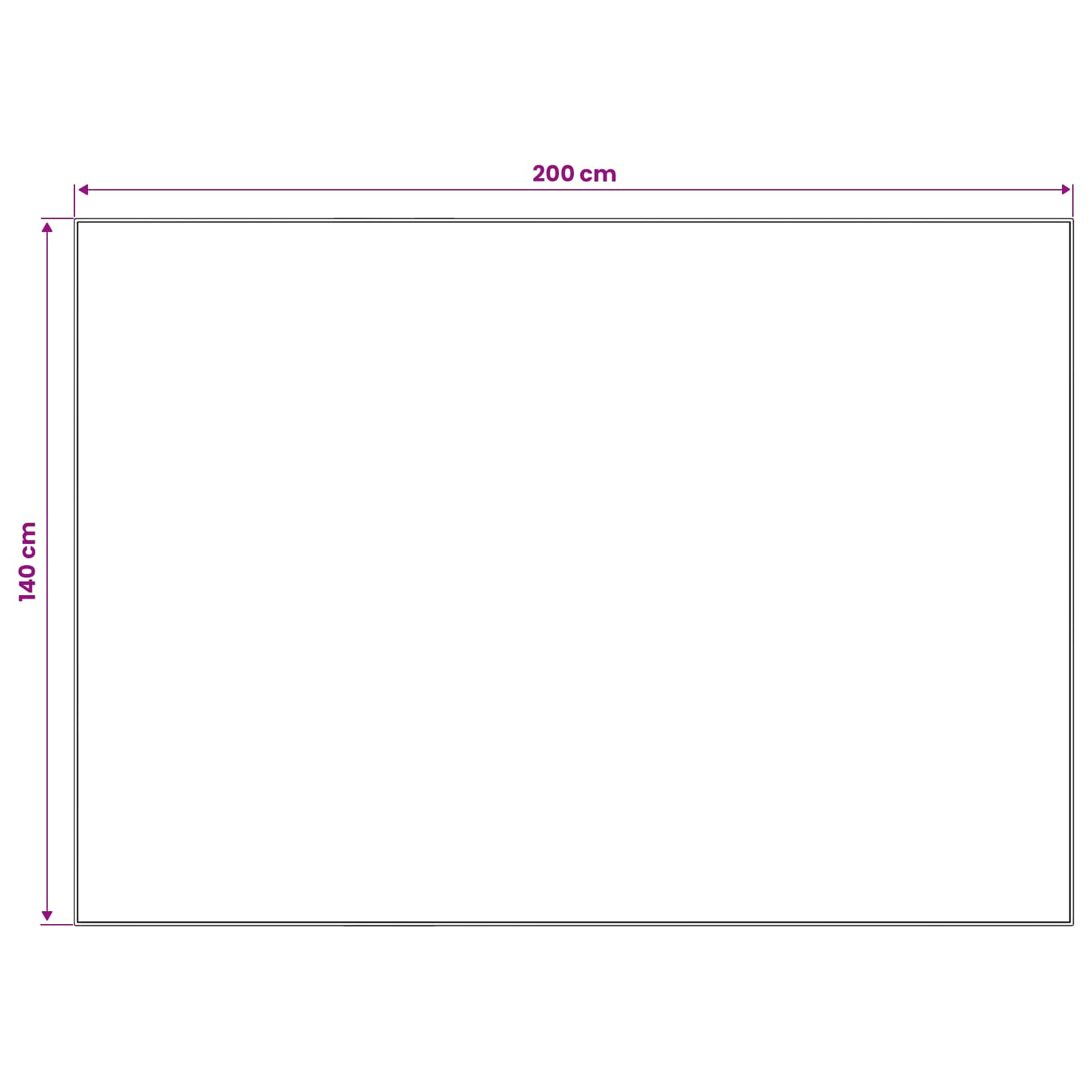 vidaXL Χαλί ORIZ Πορτοκαλί 140 x 200 cm 100% Πολυεστέρας - Image 4