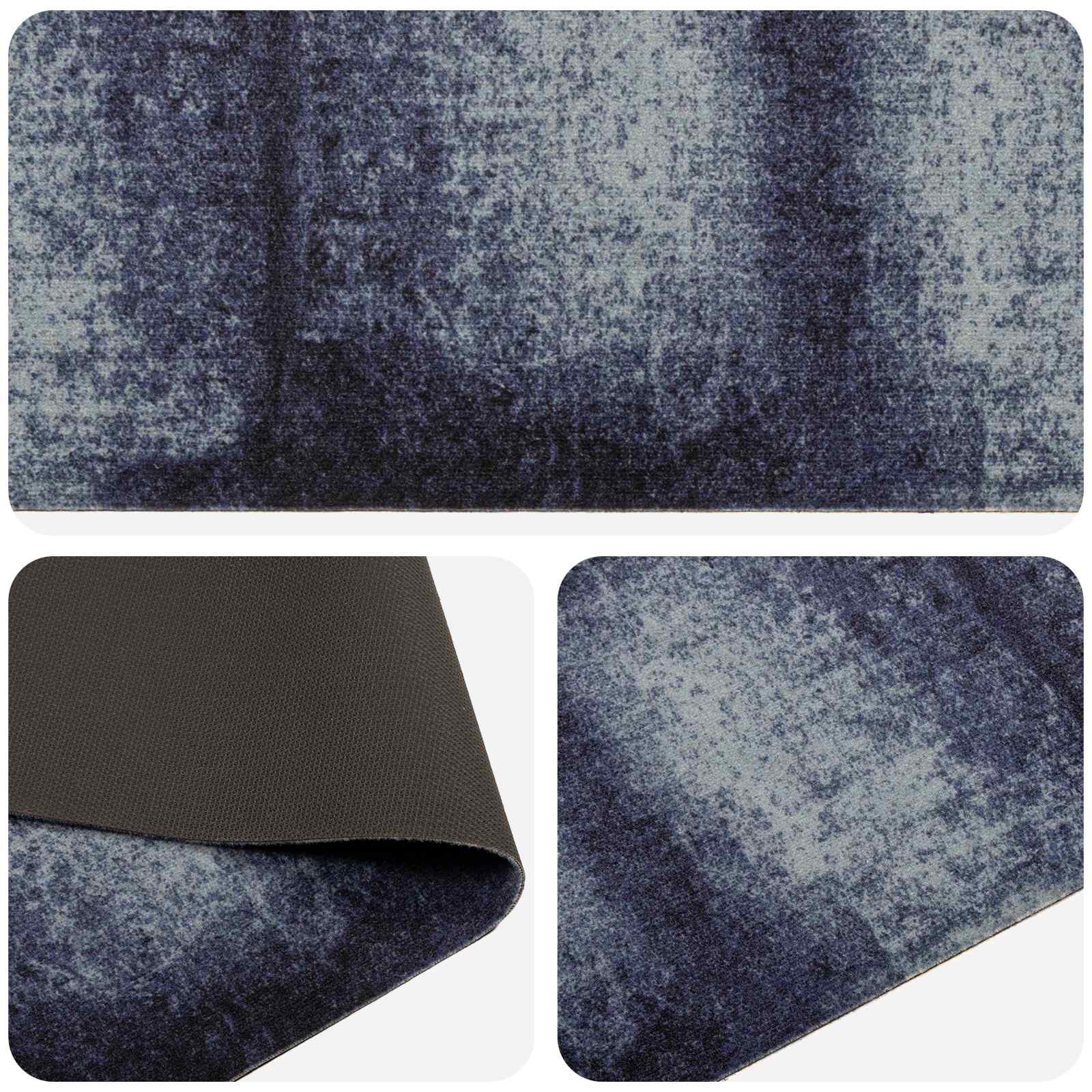 vidaXL Χαλί Κουζίνας Μπλε Σκίαση 180 x 60 cm 100% Πολυαμίδιο Πλένεται - Image 3
