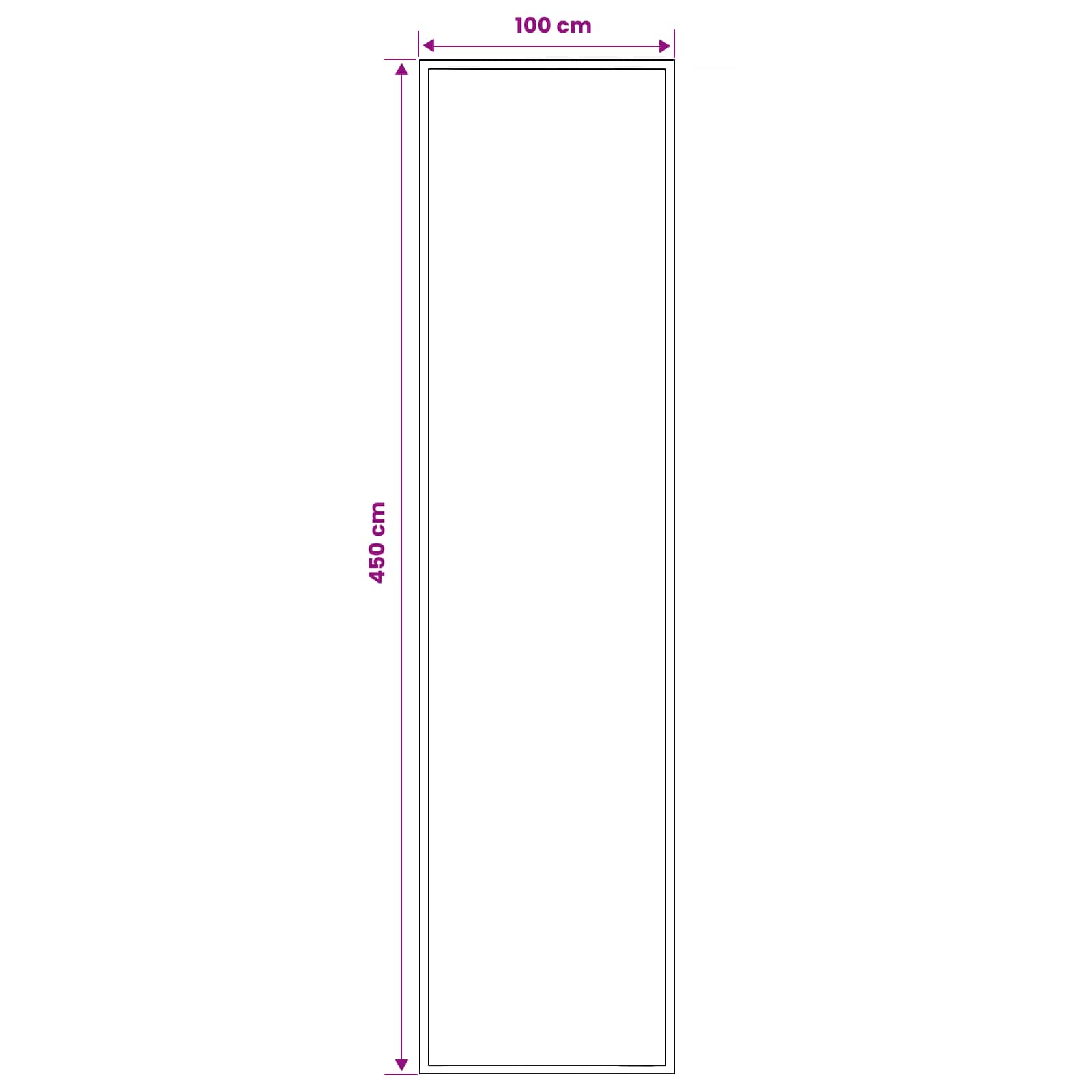 vidaXL Δερμάτινο Χαλί FLORNES Υφαντό Μπλε PP 7 mm - Image 4