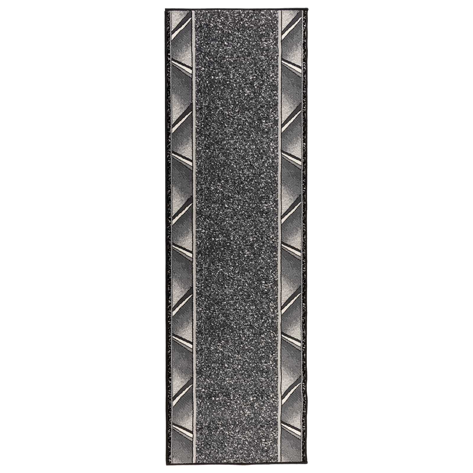 vidaXL Δερμάτινο Χαλί FLORNES Υφαντό Γκρι PP 7 mm - Image 2