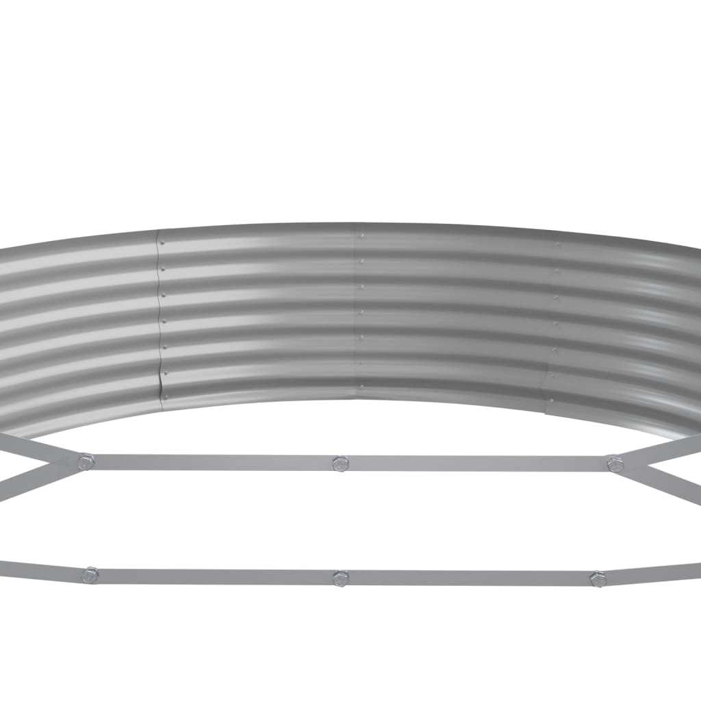 vidaXL Ζαρντινιέρα Ανθρακί 373x140x36εκ Γαλβανισμένος χάλυβας - Image 5